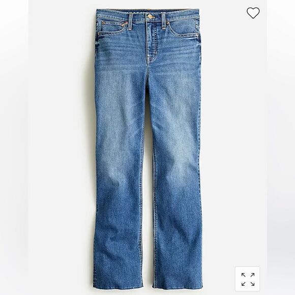 High-rise slim demi-boot jean in Pin Cherry wash - Picture 9 of 9